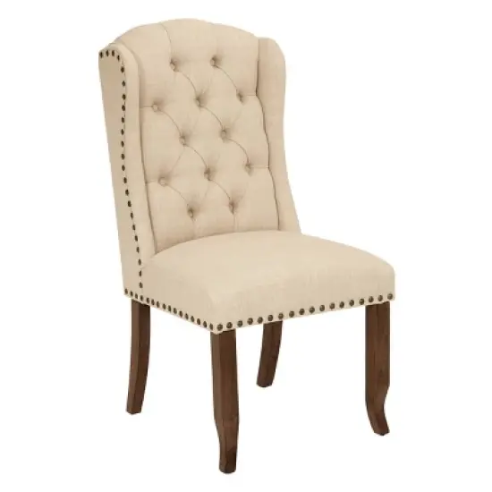 Jessica Tufted Wingback Dining Chair - OSP Home Furnishings image {3}
