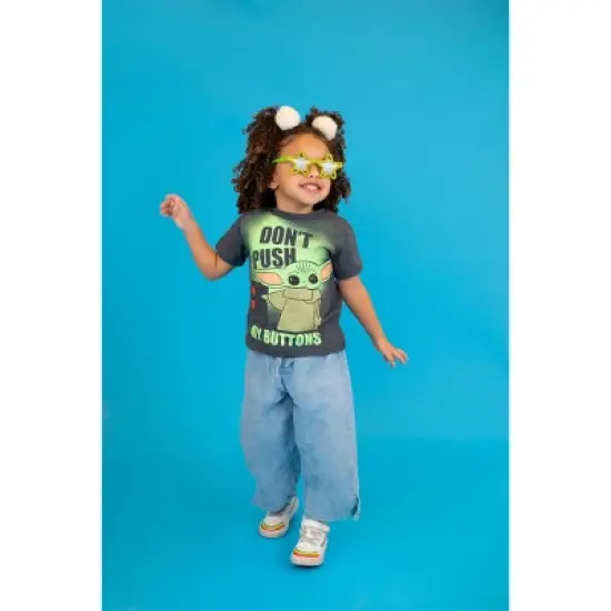 Star Wars The Mandalorian The Child Baby Athletic T-Shirt and Mesh Shorts Outfit Set Infant to Big Kid  image {2}