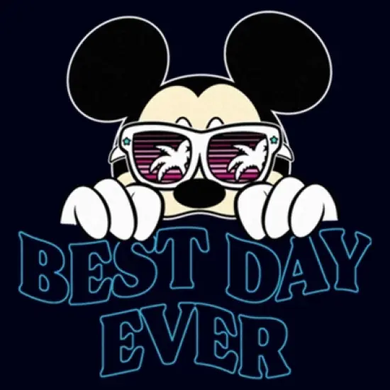 Women's Mickey & Friends Tropical Best Day Ever T-Shirt image {1}