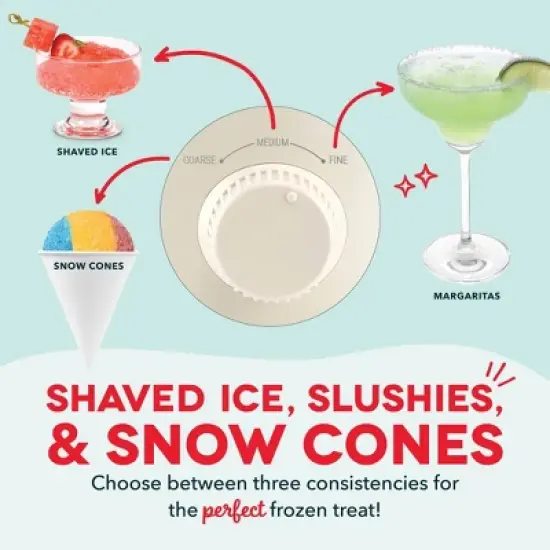 Dash Deluxe Shaved Ice and Slushy Maker - Cream image {4}