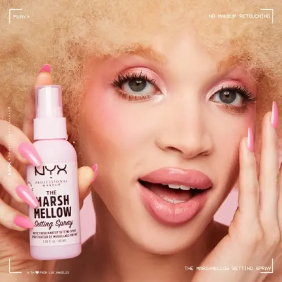 NYX Professional Makeup Long Lasting Setting Spray - Marshmallow Scented image {3}