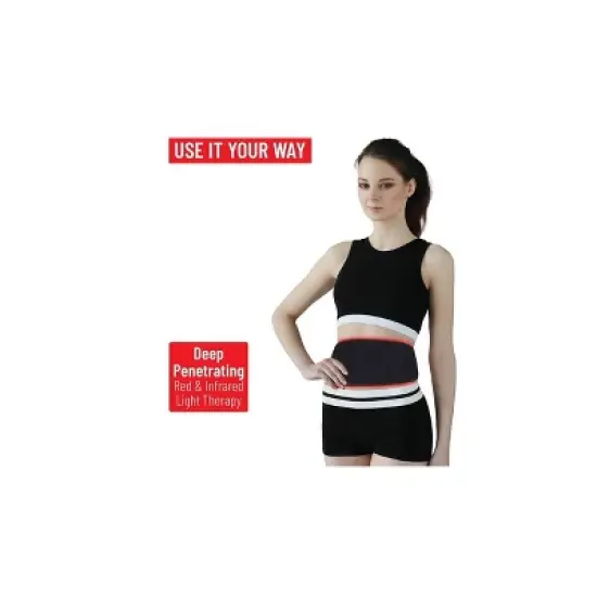 TRAKK Stomach and Back Recovery Red Infrared Light Therapy Brace image {5}