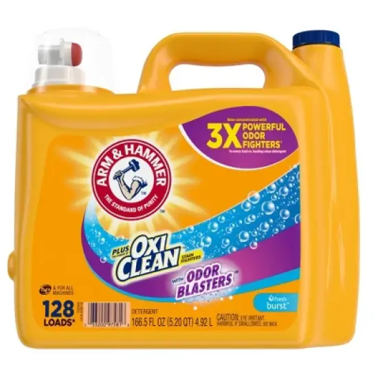 Arm Hammer Plus OxiClean Odor Blasters Liquid Laundry Detergent  image {8}