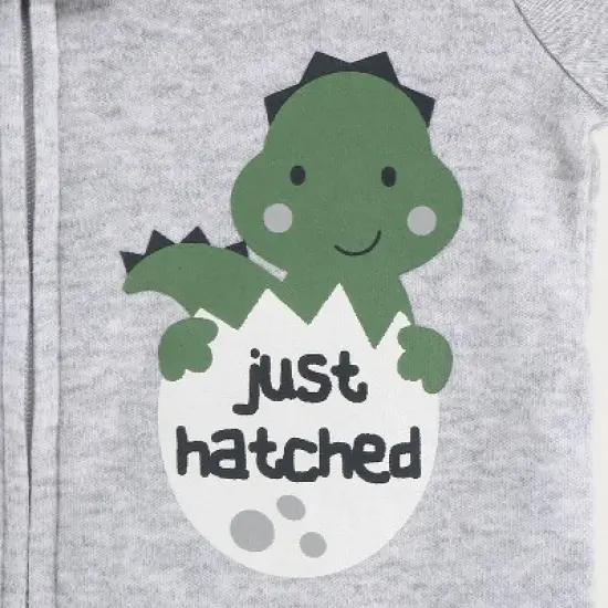 The Peanutshell Footed Baby Sleepers for Boys, Dino Camo, 3-Pack Newborn to 12 Months image {5}