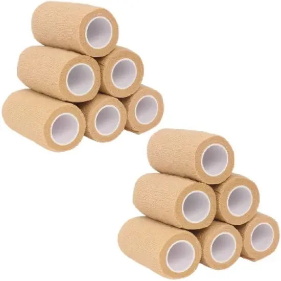 Self Adherent Cohesive Bandages, 4" x 5 Yards - 12 Count image {13}