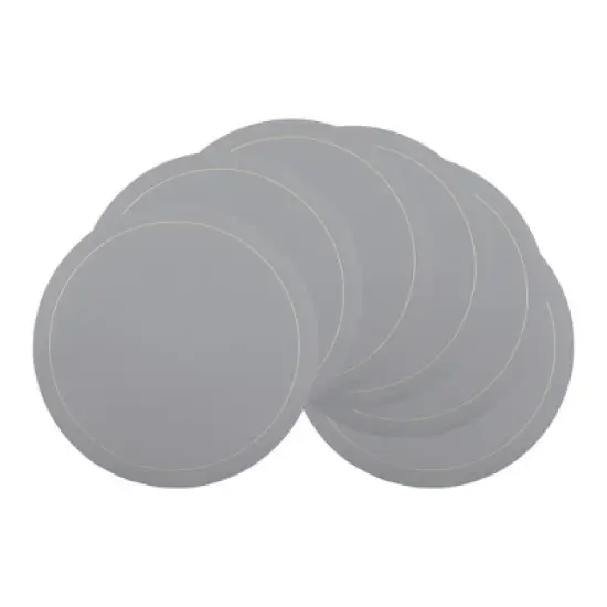 REGALWOVEN Faux Leather Heat Resistant Waterproof Wipeable Place Mats 6 Pcs image {10}