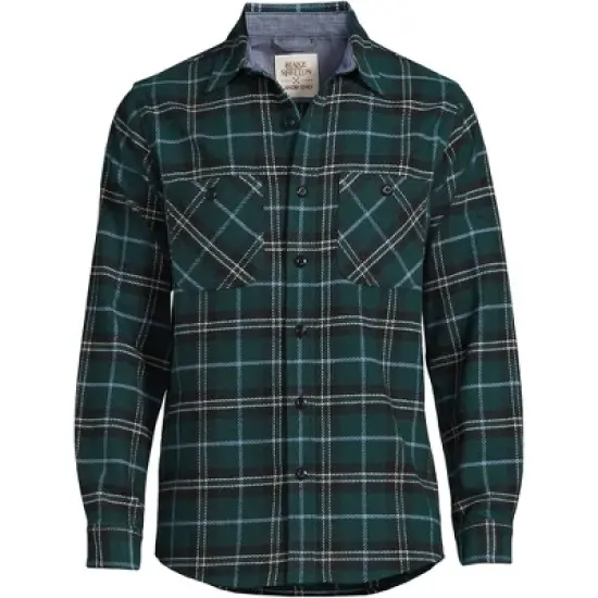 Lands' End Blake Shelton x Lands' End Traditional Fit Rugged Work Shirt image {5}
