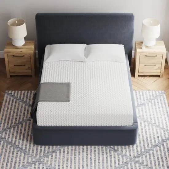 Signature Design by Ashley 12 Inch Chime Medium Firm Charcoal Gel & Green Tea Infused Memory Foam Mattress for Pressure Relief image {2}