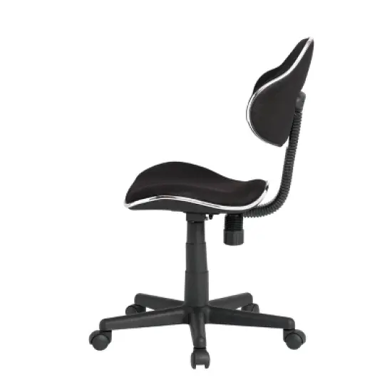 Mode Swivel Height Adjustable Office Task Chair Black - Studio Designs image {4}