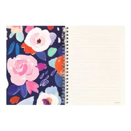 greenroom 80pg Ruled Notebook 5.875"x8" Floral (Designs May Vary): Spiral Soft Cover Journal, Multicolor, 6x8 Inches image {8}