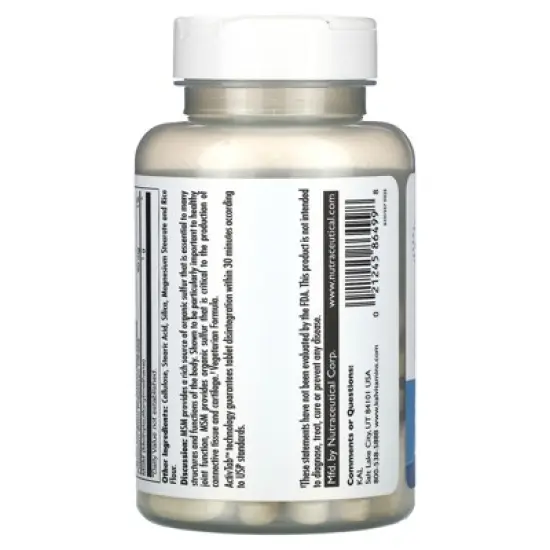 KAL MSM, 80 Tablets image {2}