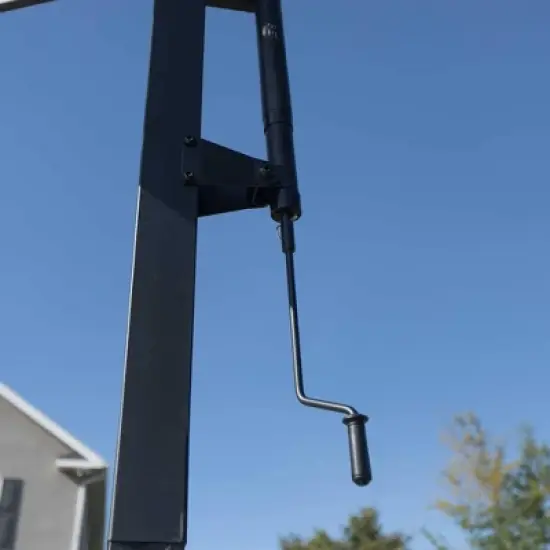 Lifetime 60" Adjustable Bolt Down Basketball Hoop image {4}