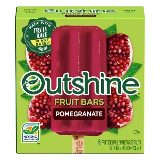 Outshine Pomegranate Frozen Fruit Bars - 6ct/15 fl oz image {11}