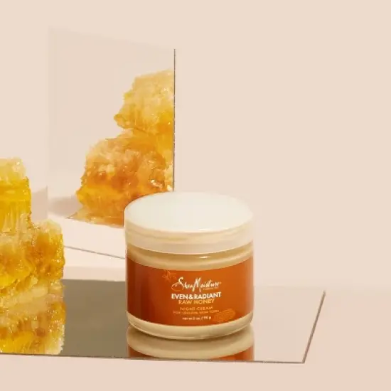 SheaMoisture Even & Radiant Raw Honey Night Face Moisturizer - 2oz image {3}