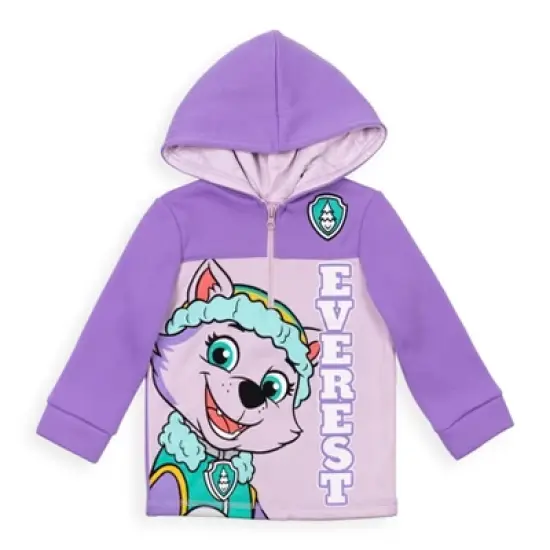  Paw Patrol Skye Girls Fleece Half Zip Hoodie Little Kid to Big Kid  image {9}