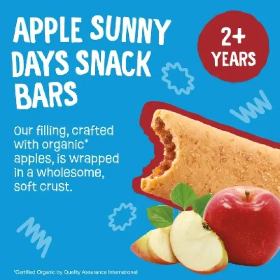 Earth's Best Organic Apple Toddler Snack Bars Sesame Street Sunny Days - 7ct image {9}