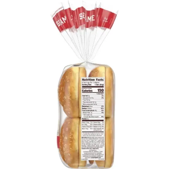 Pepperidge Farm Bakery Classics Sesame Topped Hamburger Buns - 15oz/8ct image {5}