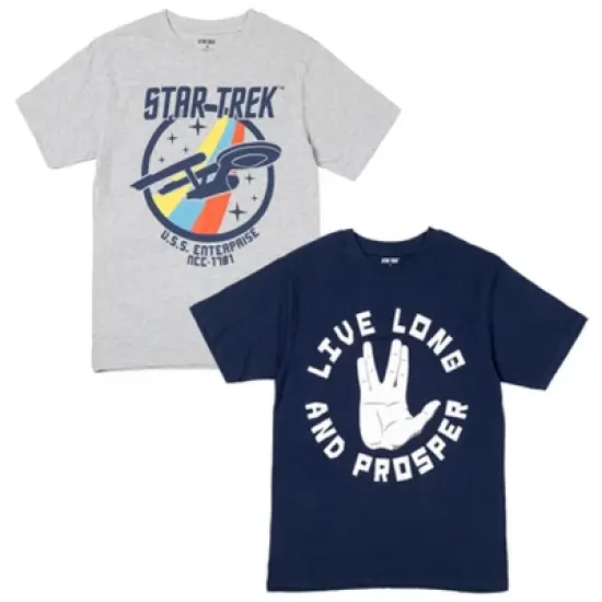 Star Trek 2 Pack T-Shirts Little Kid to Adult  image {6}