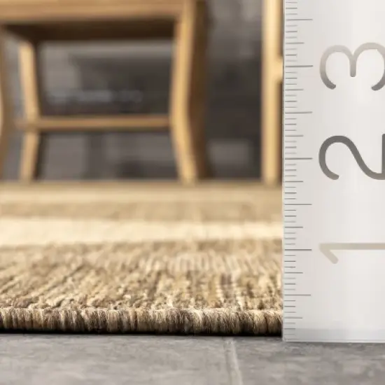 nuLOOM Mickey Geometric Indoor and Outdoor Patio Area Rug image {2}