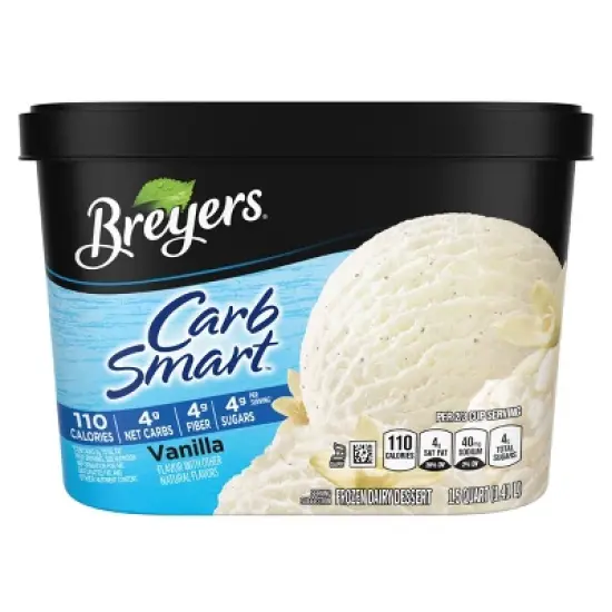 Breyers Carb Smart Vanilla Frozen Dairy Dessert - 48oz image {5}