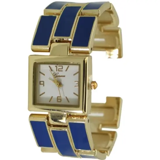 OLIVIA PRATT COLORFUL AND GOLD DETAILS BANGLE WATCH image {4}