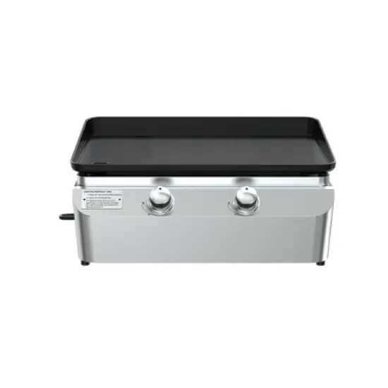 Nexgrill 300-0014 2 Burner Tabletop Griddle with Spatula - Black image {2}