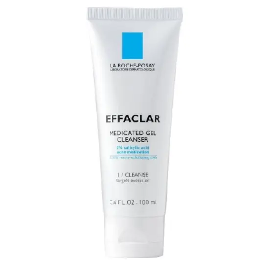 La Roche Posay Effaclar Dermatological Acne Treatment 3-Step System Kit with Medicated Gel Cleanser, Clarifying Solution and Effaclar Duo - 7.5 fl oz image {4}