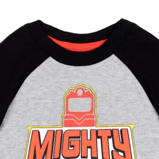 Mighty Express Nate Brock Milo 2 Pack Long Sleeve T-Shirt Gray/Red  image {5}