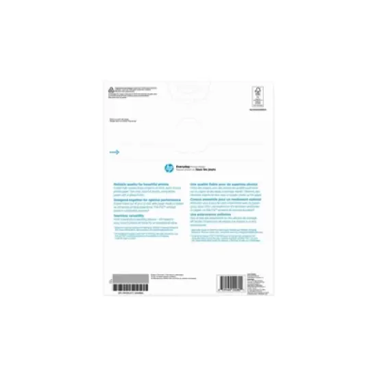 HP Everyday Photo Paper, Glossy, 52 lb, 8.5 x 11 in. (216 x 279 mm), 25 sheets Q5498A image {2}