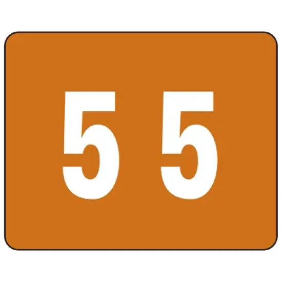 Smead DCCRN Color-Coded Numeric Label image {7}