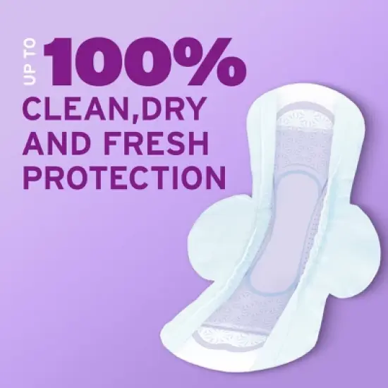 Poise Ultra Thin Pads with Wings - Moderate Absorbency image {6}