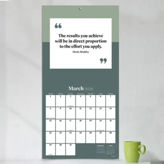 TF Publishing 13.5"x14.5" 2026 Inspire Wall Calendar image {2}