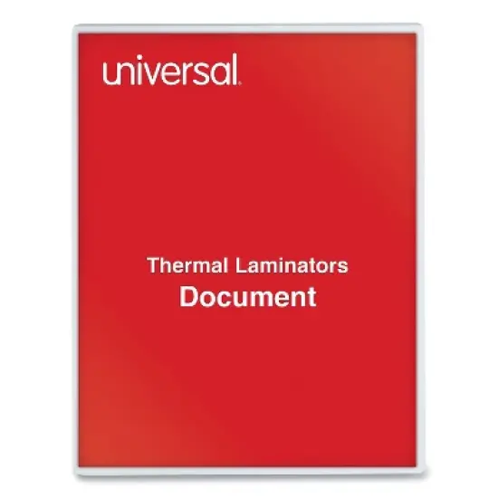 Universal Clear Laminating Pouches 3 mil 9 x 11 1/2 25/Pack 84620 image {4}