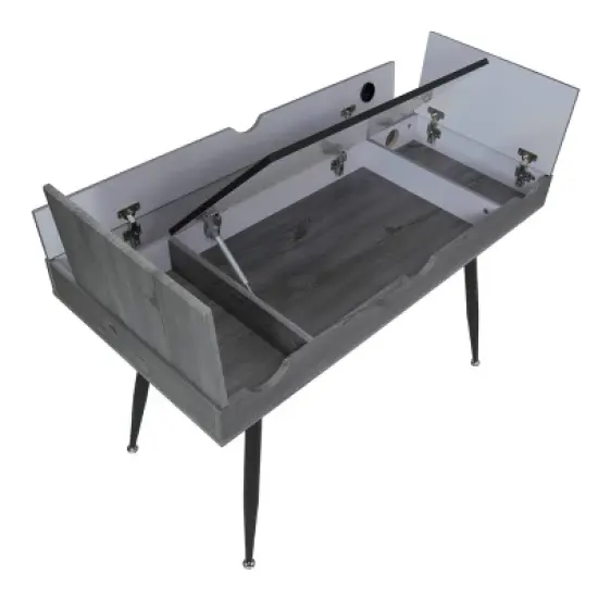 Nook Modern Office, Laptop and Writing Desk with Storage Compartments - Calico Designs image {8}