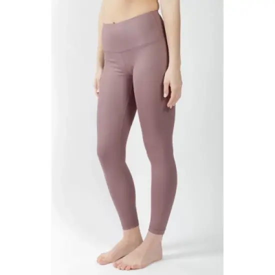 90 Degree By Reflex Interlink Faux Leather High Waist Cire Ankle Legging image {8}