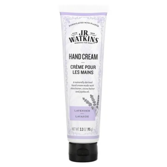 J R Watkins Hand Cream, Lavender, 3.3 oz (95 g) image {4}