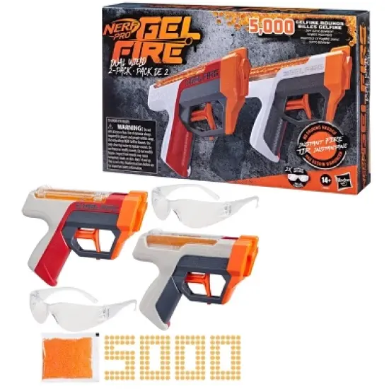 NERF Pro Gelfire Dual Wield Blasters - 2pk image {2}