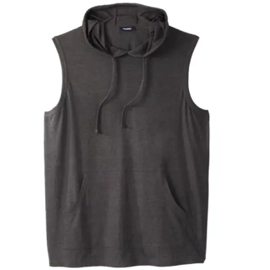 KingSize Men's Big & Tall Lightweight Muscle Hoodie Tee image {5}