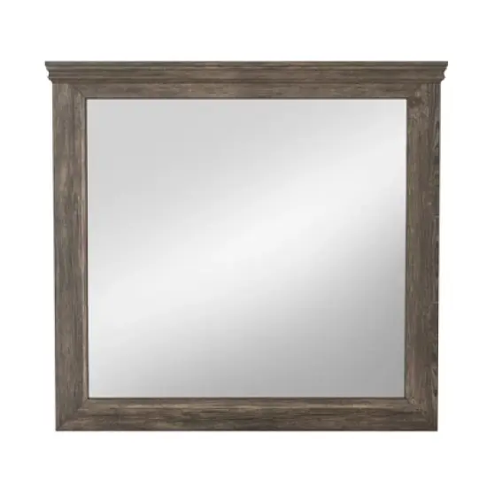 6pc Jacobia Rustic Bedroom Set Gray - HOMES: Inside + Out image {5}