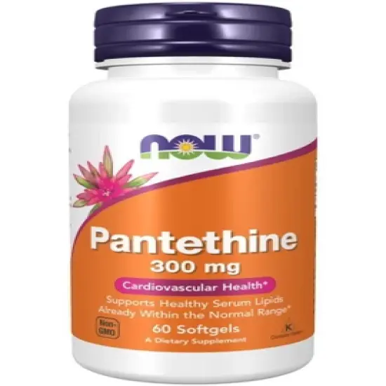 Pantethine 300mg by Now Foods  -  60 Softgel image {3}