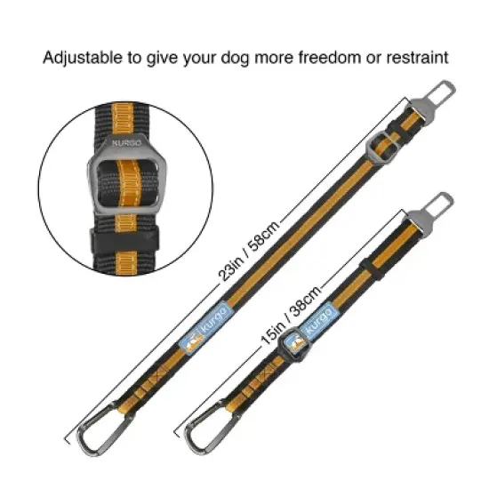 Kurgo Direct to Seatbelt Tether Dog Containment Accessories image {2}