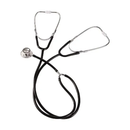 Mabis 10-446-020 Teaching/Training Stethoscope Black image {2}