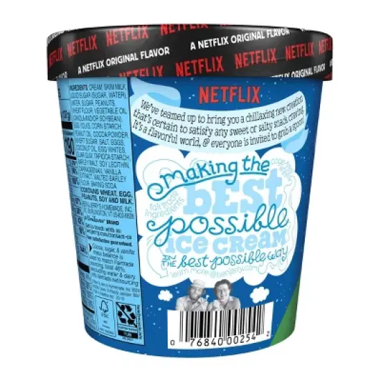 Ben & Jerry's Netflix & Chilled Peanut Butter Ice Cream - 16 fl oz image {2}
