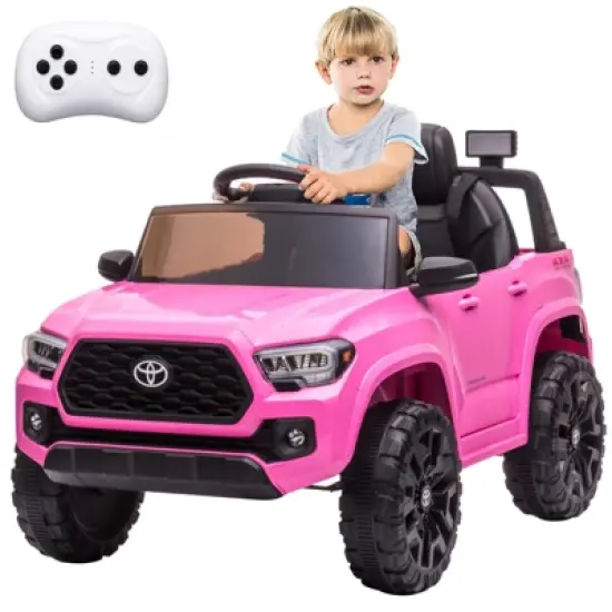 Officially Licensed Toyota Tacoma 12V Kids Ride On Car, Kids Electric Vehicles with Parent Remote Control image {8}