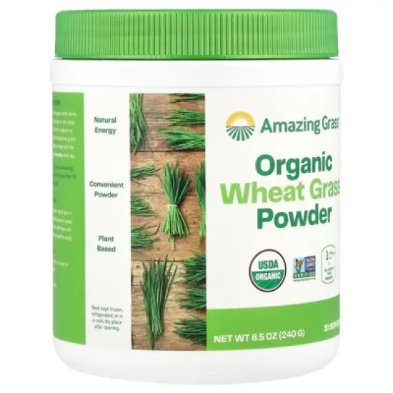 Amazing Grass Organic Wheat Grass Powder, 8.5 oz (240 g) image {3}