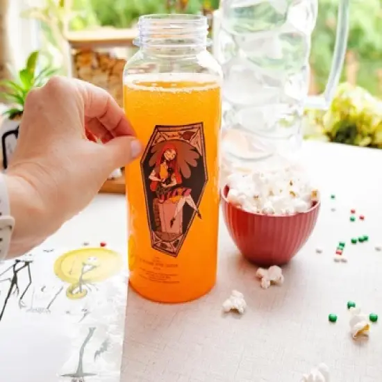 Silver Buffalo Disney Nightmare Before Christmas Jack Twist Spout Water Bottle and Sticker Set image {5}