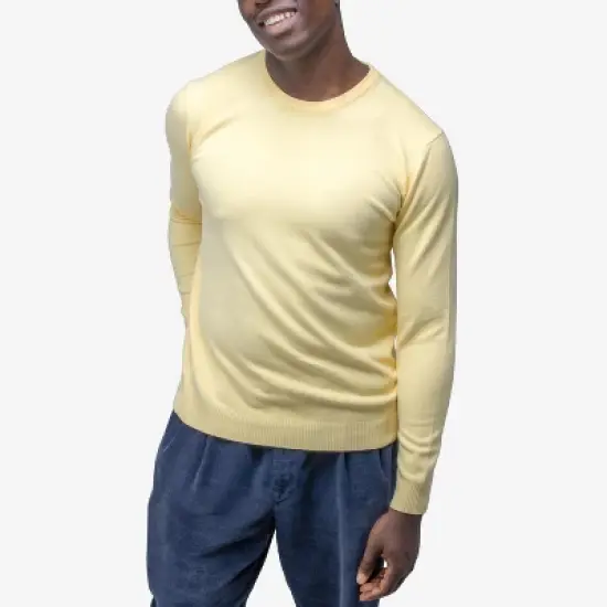 X RAY Men's Crew Neck Sweater Slim Fit Midweight Knit Pullover for Casual Dressy Wear (Big & Tall Available) image {2}