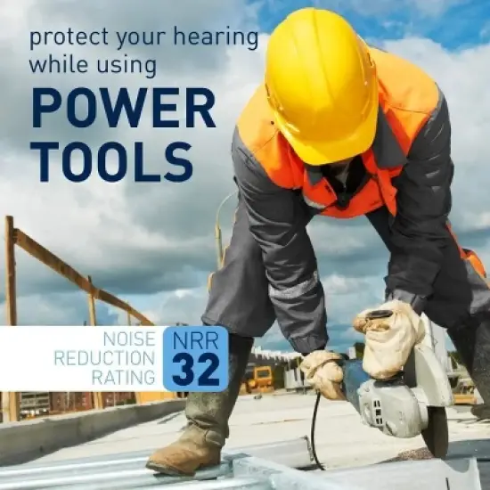 Acu-Life Foam Ear Plugs for Loud Noise, Traveling, Concerts, NRR 32 (100 Pair) image {3}