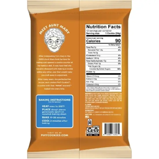 Puff Cookies Cookie Dough Pumpkin Spice - 10.35oz image {1}