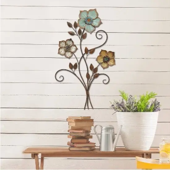 Flower Wall Decor - Stratton Home Decor image {1}